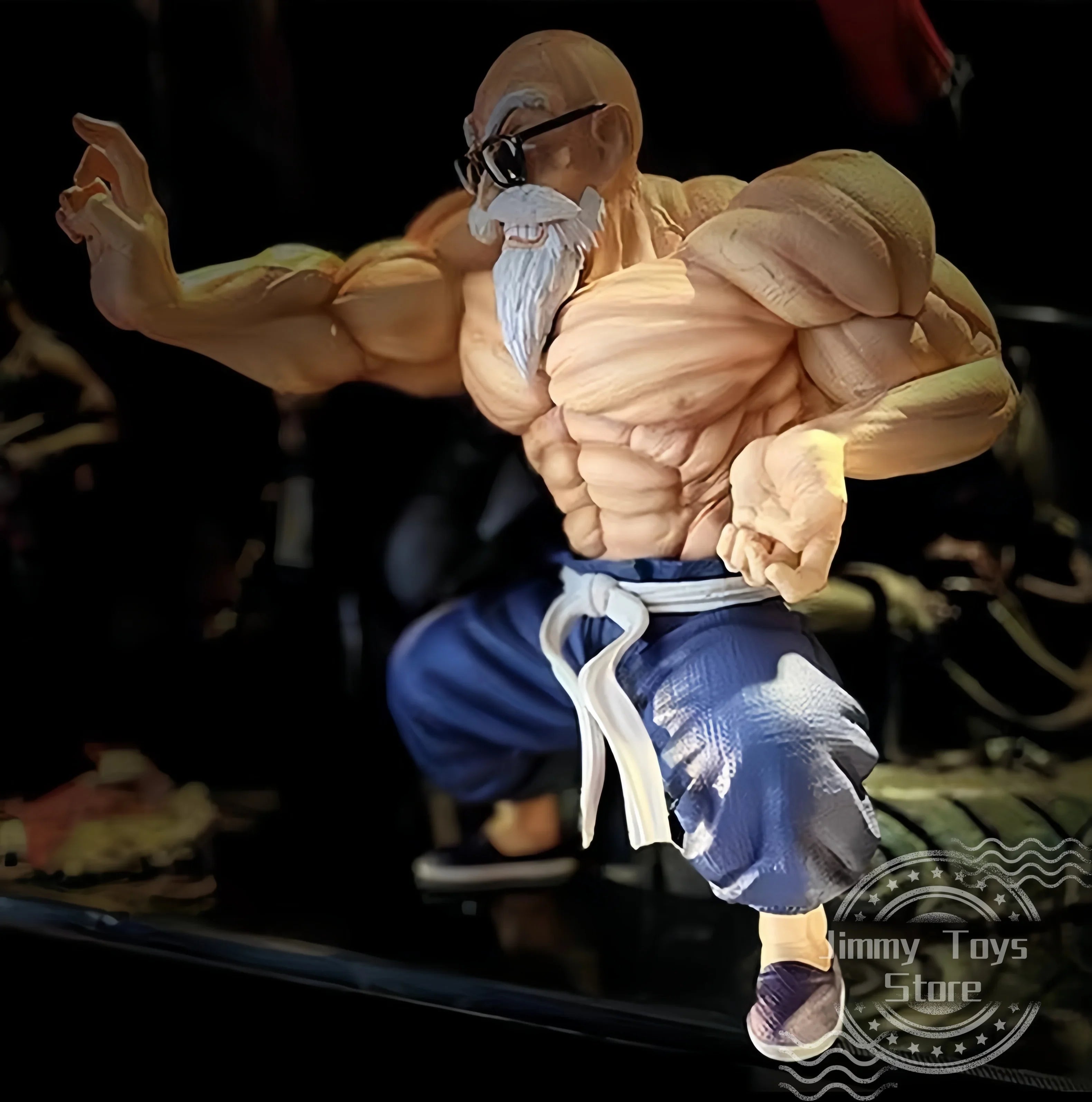 Anime Dragon Ball Muscle Master Roshi Figure