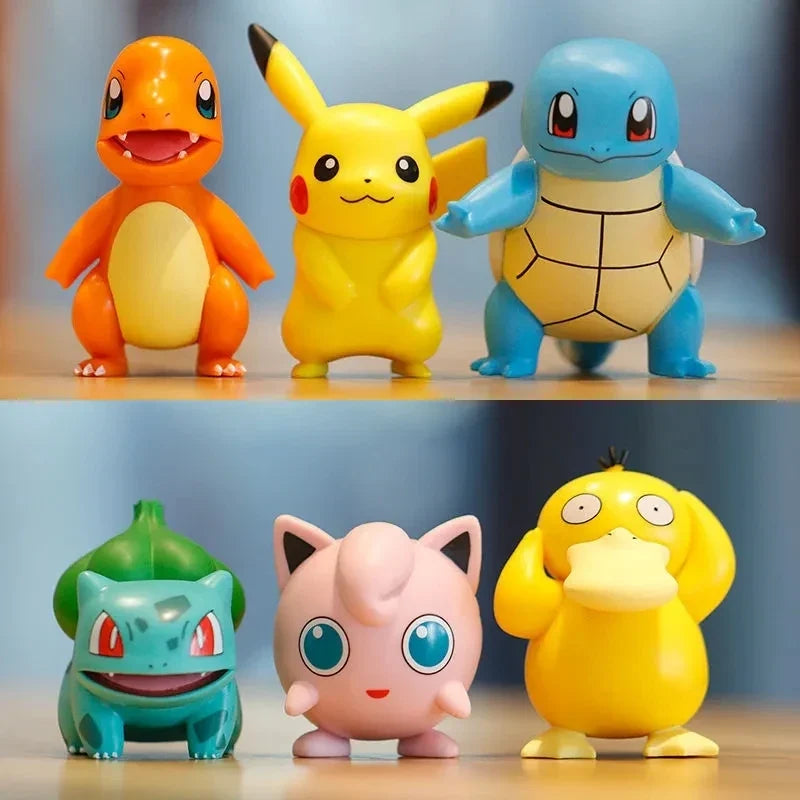 Pikachu and Friends Pokemon Figure Set 6pcs