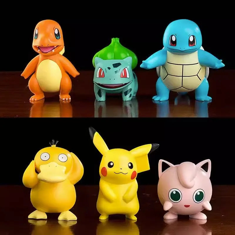 Pikachu and Friends Pokemon Figure Set 6pcs
